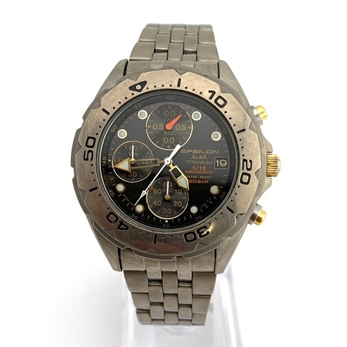 Montre alba v657 6020 titane - alba, v657-6020