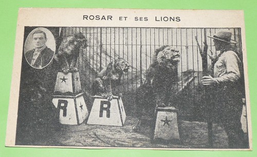 Carte pub 1920 1930 - pub, cirque