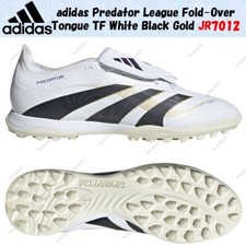adidas Predator League Fold-Over Tongue TF Blanc Noir Or JR7012 Homme Taille