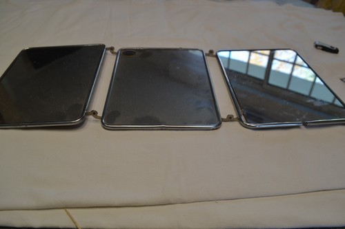 Ancien triptyque miroir - ,