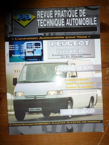 Boxer revue technique peugeot - boxer,