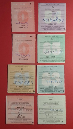 Vieux papiers taxes - vieux,