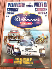 AFFICHE SALON VOITURE ET MOTO