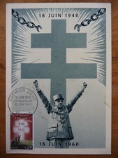 Carte 1er Jour / 18 juin 1940