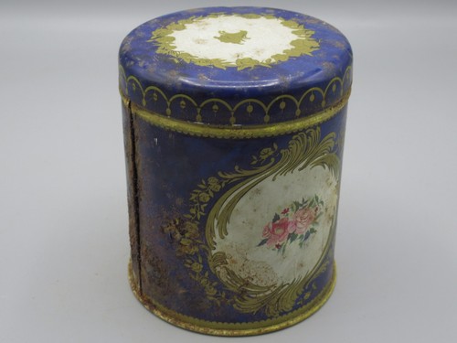 Boîte métal ronde - , biscuits