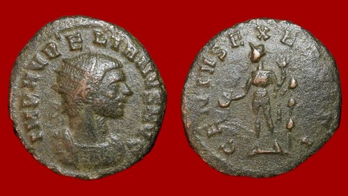 Monnaie romaine aurélien - romaine, :