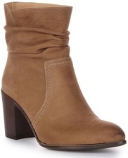 Bottes À Talons En Daim Doux