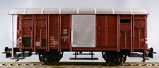 Märklin Ho Sbb Cff Wagon Couvert Brun 2 Essieux Type K3 43257 sans Boite