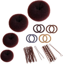 4 Pcs Donut Bun Accessoires De