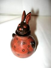 Flacon LAPIN fait main céramique France - Handmade ceramic French RABBIT bottle
