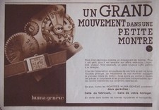 PUBLICITÉ DE PRESSE 1932 HUMA