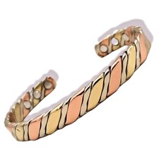 Bracelet cuivre magnétique - Aimants néodyme - Anti-Douleurs - Rhumatisme