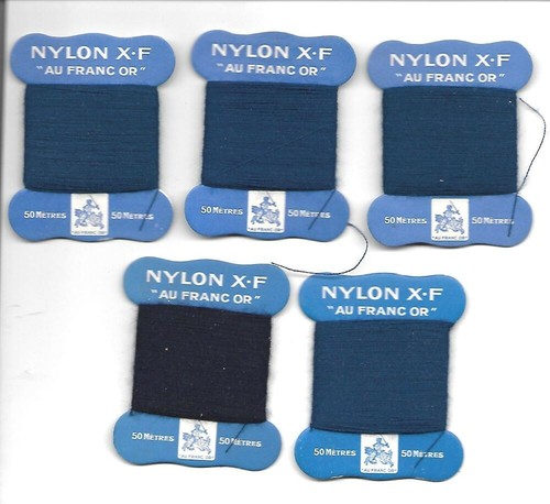 Cartes fil bleu nylon - nylon, x.f