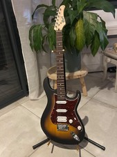 guitare électrique cort stratocaster start noir finition mat