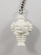 PORTE-CLES - MICHELIN Original Vintage 1960s BIBENDUM Figurine Garages PNEUS -