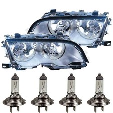 Phare Halogène Kit pour BMW Type 3/ E46/ Coupé 09.01- > H7/H7 avec Moteur