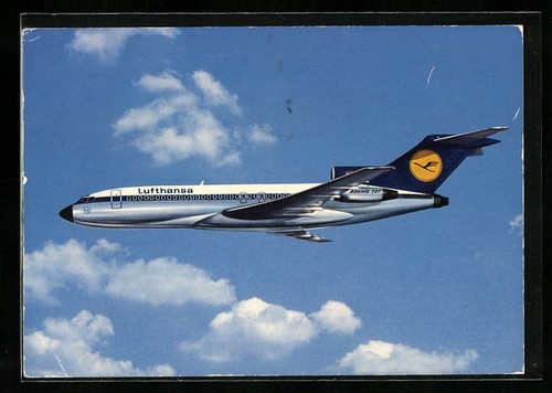 Carte postale boing 727 - carte, europa