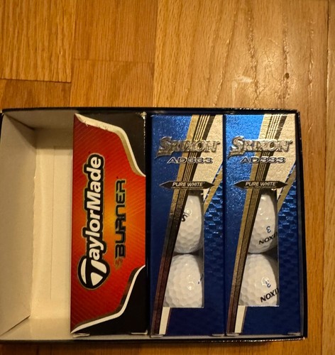 Taylormade and srixon - and, golf