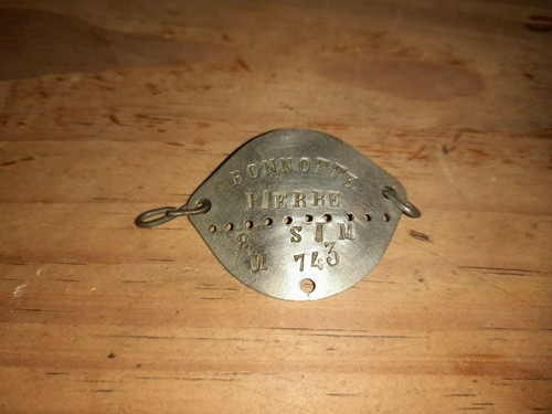 Plaque identite militaire - plaque,