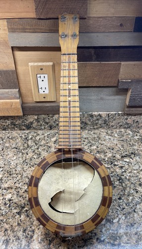 Vintage wood banjolele - vintage,