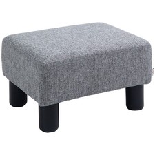HOMCOM Pouf repose-pied
