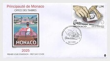 monaco 2025 Art Intaglio Postage Stamp Engraving particular technique 1v FDC PJ