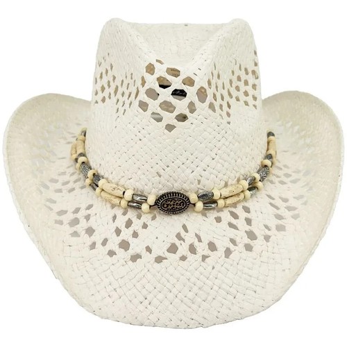Chapeau cowboy papier blanc - chapeau,