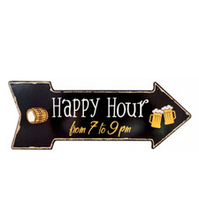 Fléche  métallique happy