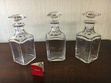 4 carafes Harcourt en cristal