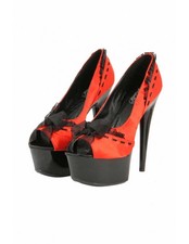 Escarpins Plateau Femme Satin