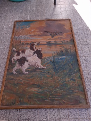 Tableau huile sur - tableau,
