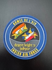 Patch rare gomme Velcro mission SKYROS 2021 Inde Desert Knight Jodhpur état neuf
