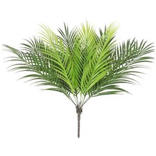 2pcs Plante Artificielle Décor Feuille de Palmier Tropicale Vert Plante de Pa...