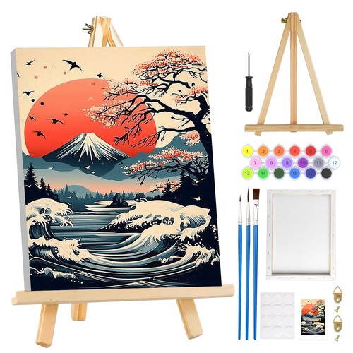 Grande vague peinture numero - grande,