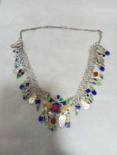 Ancienne Collier En Argent