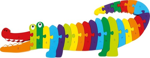 Puzzle small foot crocodile - puzzle,