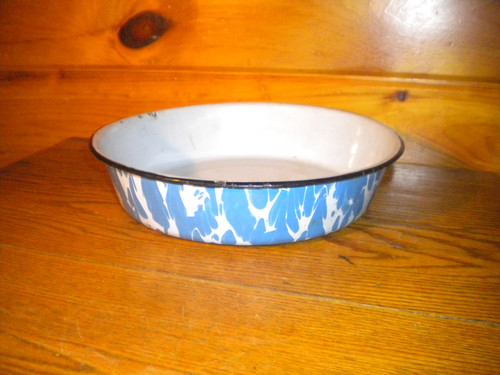 Vintage blue white - blue,