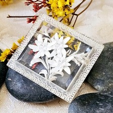 Broche Vintage En Acrylique