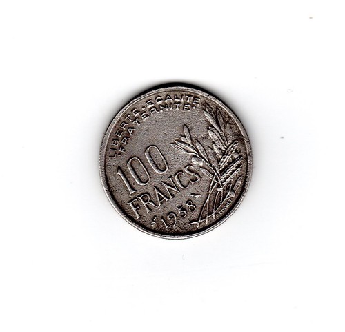 France 100 francs cochet 1958 - france,