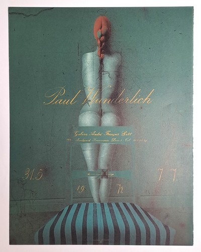 Paul wunderlich affiche - -,