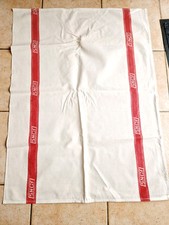 Grand Torchon Essuie Main SNCF  Vintage ancien Cheminots Rétro Tissu Trains