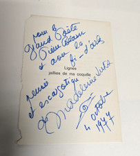 LUKA MADELEINE 1977 DEDICACE