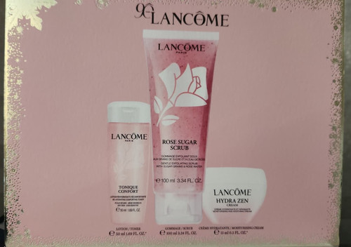 Set lancome rose - rose, scrub