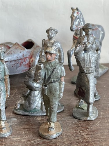 Lot jouets ancien alu quiralu - lot,