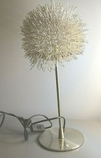 Lampe de Bureau  d'Ambiance  à Poser Boule Fil d' Alu Vintage Années 80  Design 