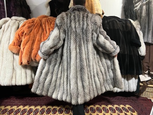 Manteau fourrure renard - fourrure, de