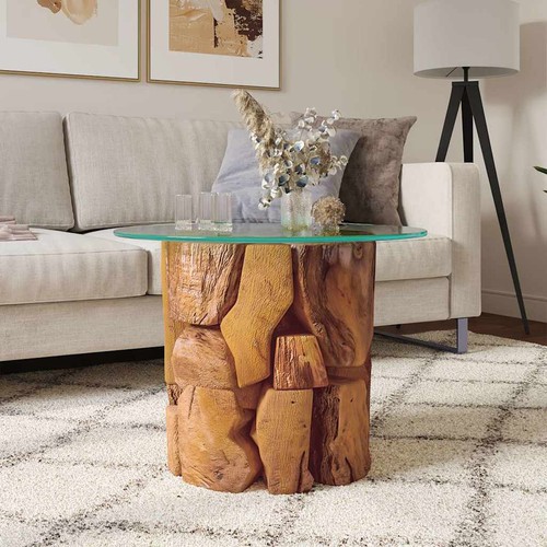 Teck massif flottant table - teck,