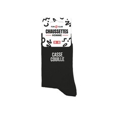 Chaussettes noires pour homme
