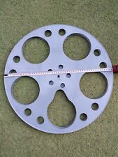 TRES GRANDE  BOBINE METTALIQUE POUR  PROJECTEUR CINEMA  16,5 MM DIAMETRE 50 CM