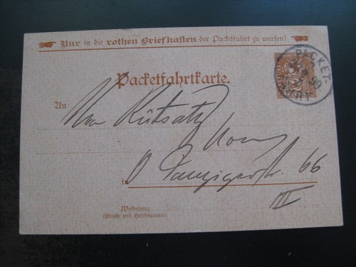 Berlin packetfahrt locals 1899 - berlin,
